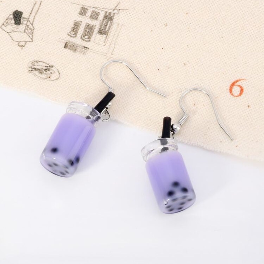 Bubble Tea Drop Earrings